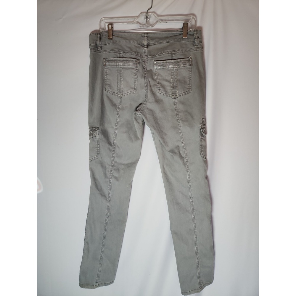 White House Black Market Womens Cargo Slim Leg Pants Size 8R - Picture 15 of 16